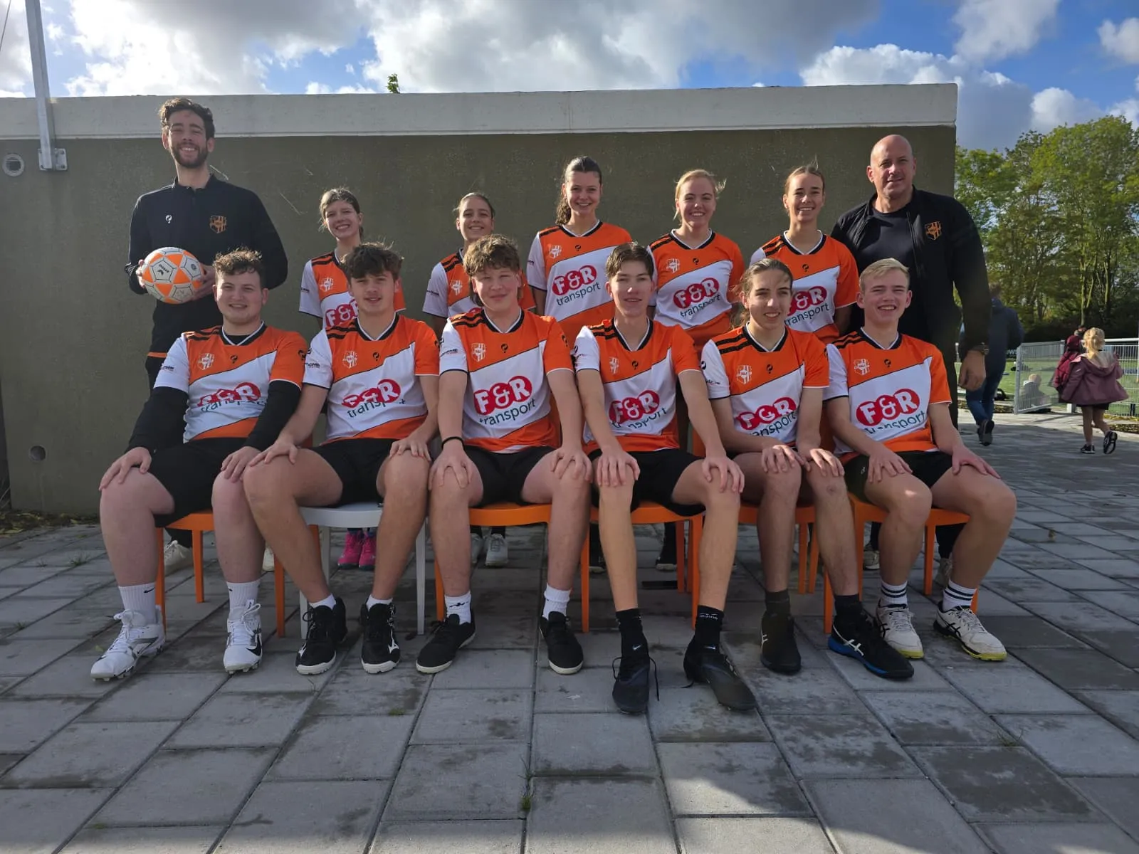 Teamfoto van Weidevogels J1