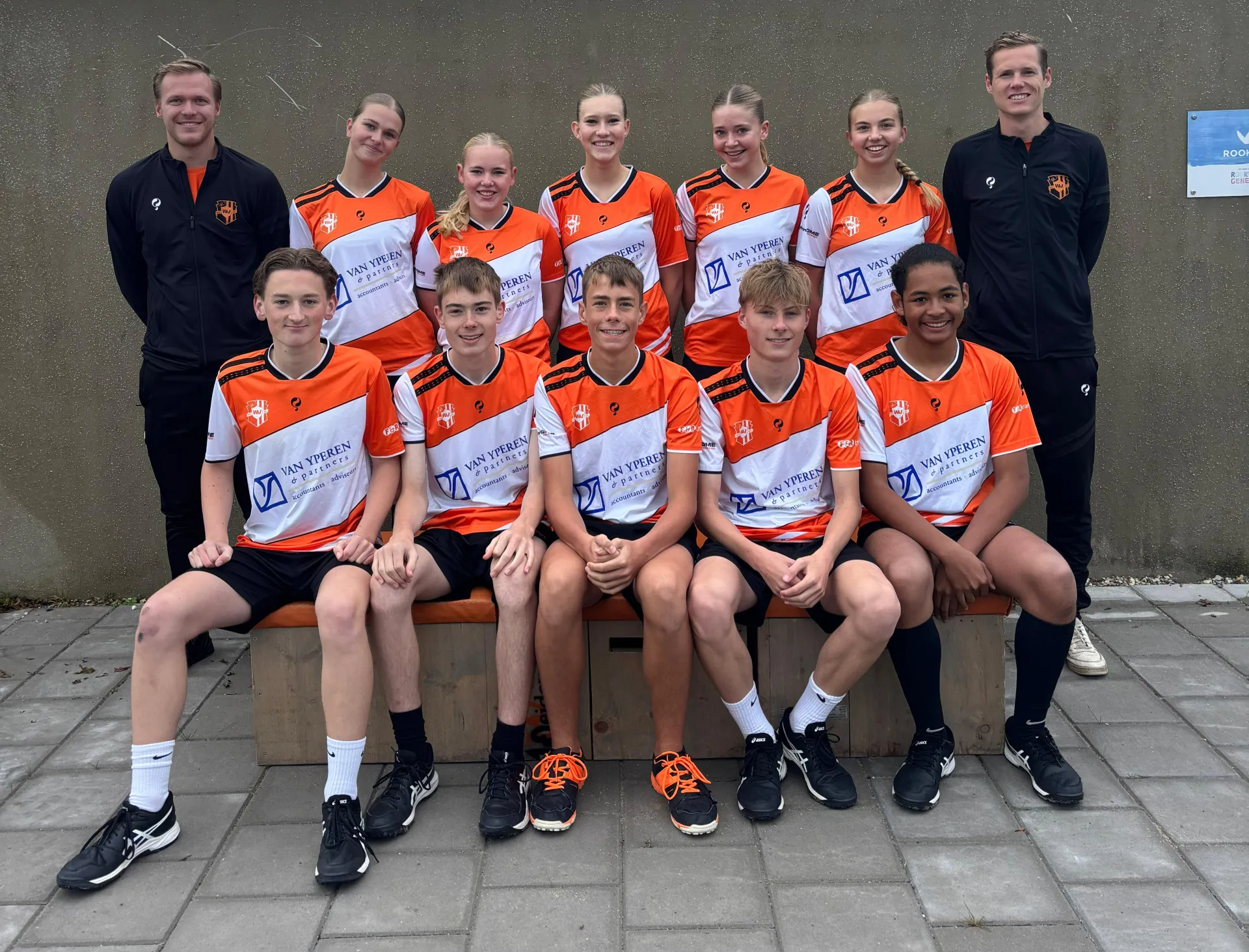 Teamfoto van Weidevogels U17-1