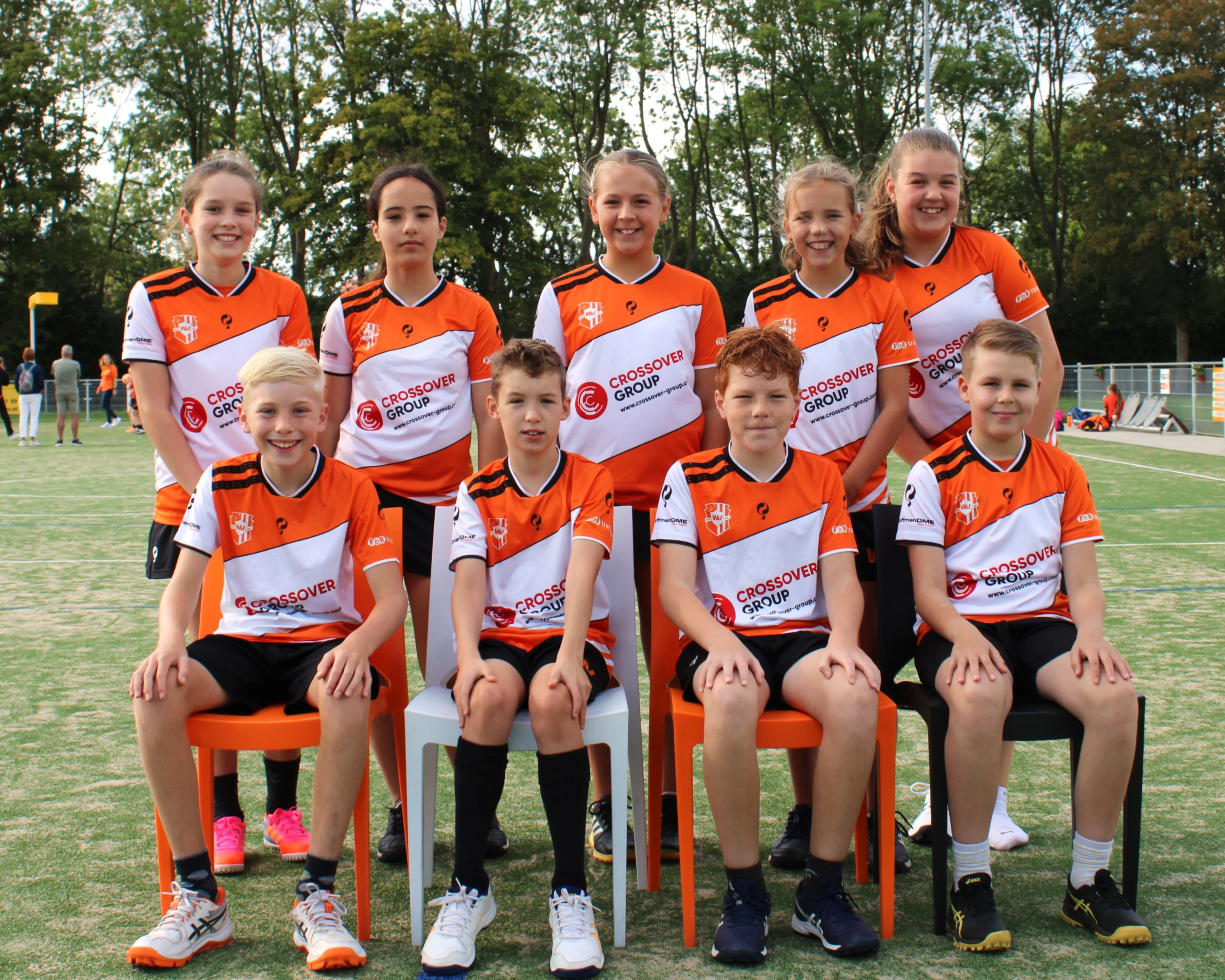 Teamfoto van Weidevogels J5