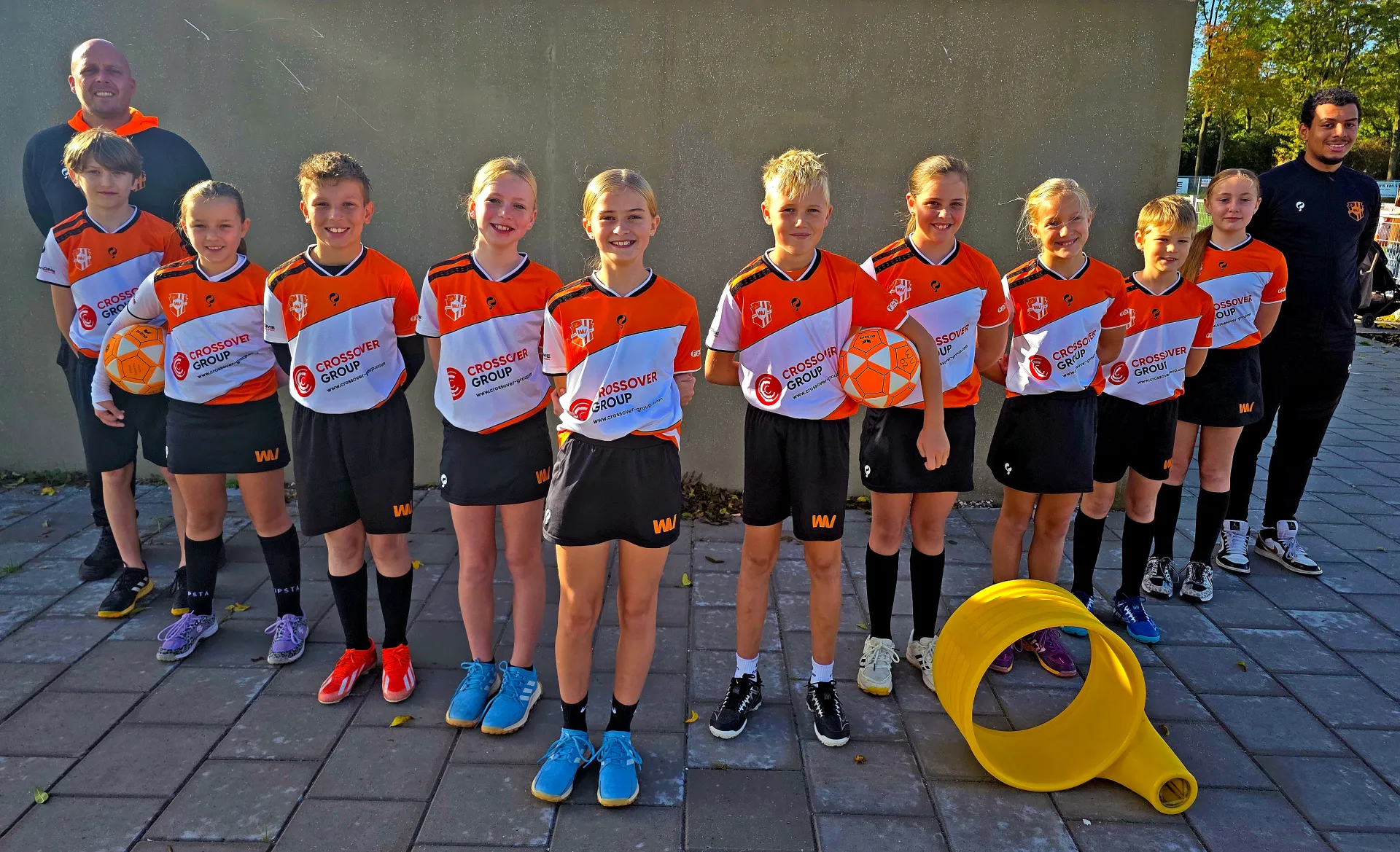 Teamfoto van Weidevogels J5
