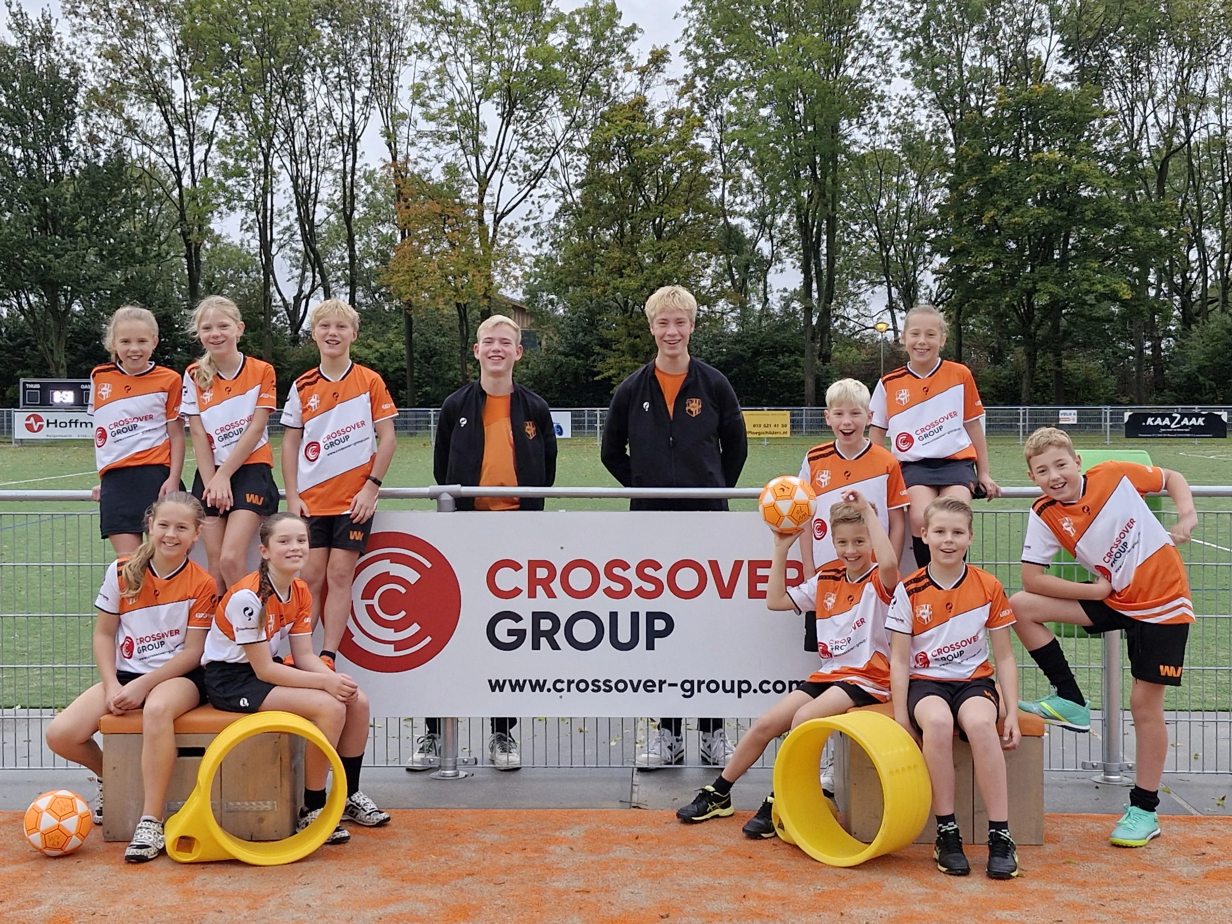 Teamfoto van Weidevogels J6