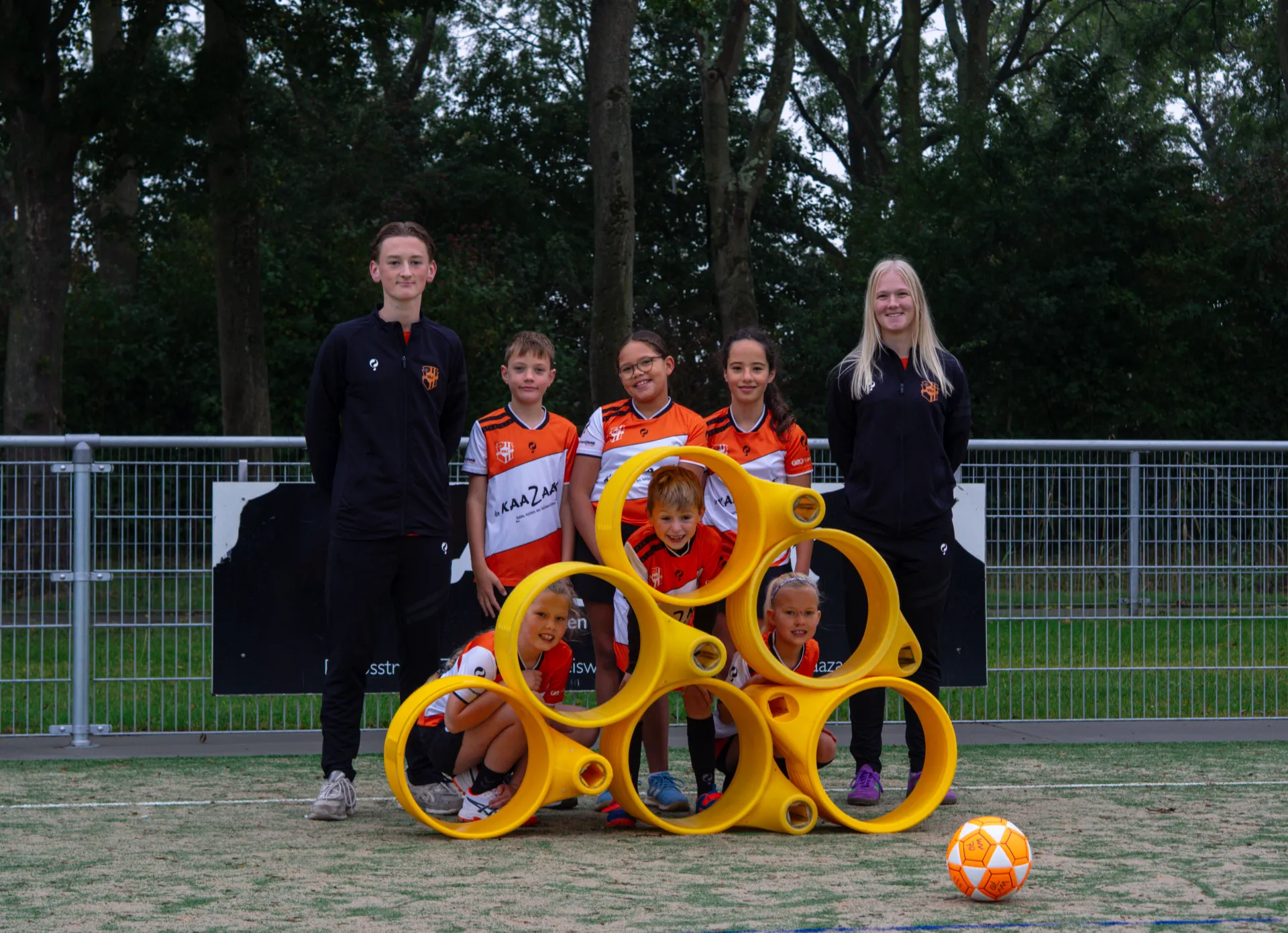 Teamfoto van Weidevogels J9