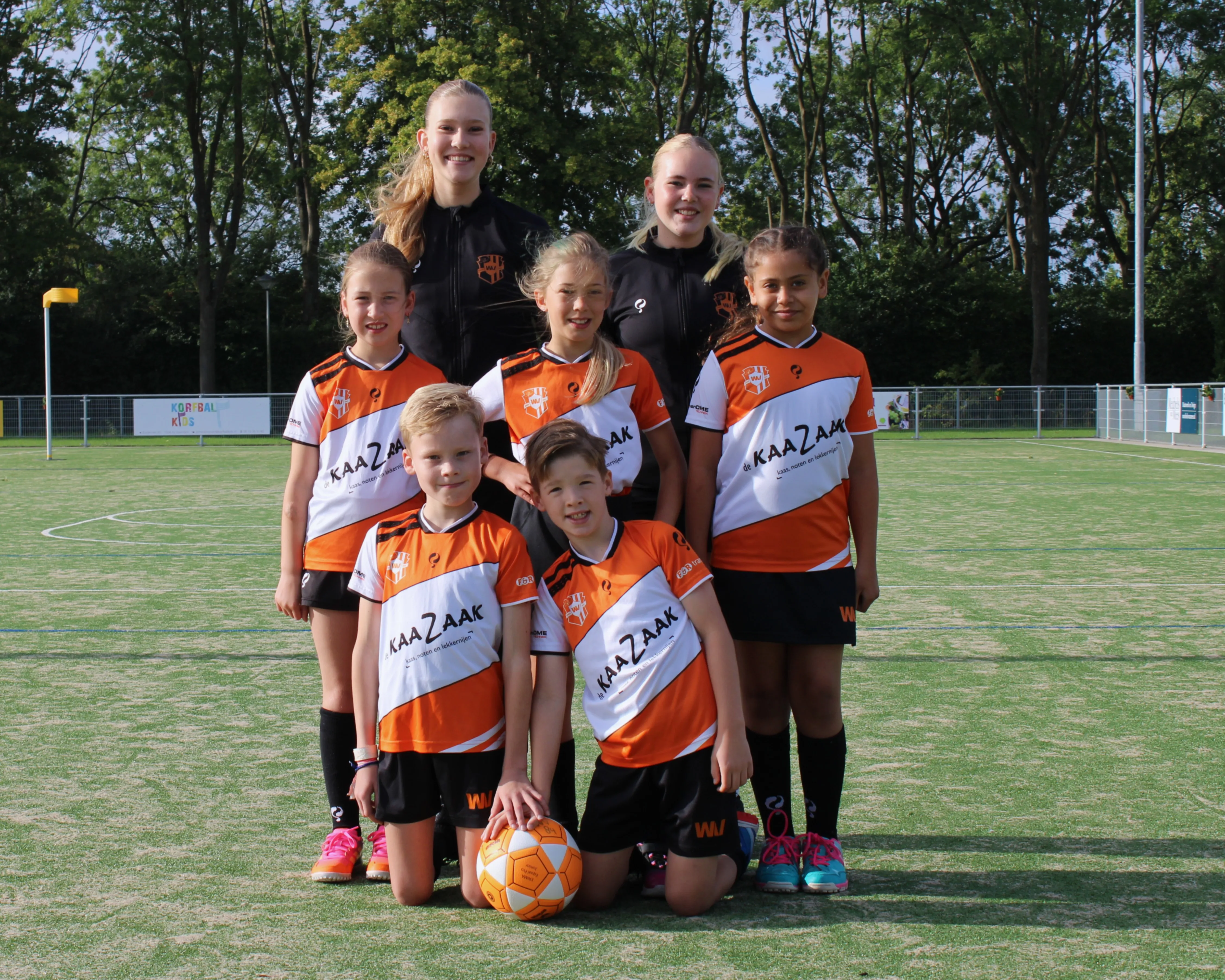 Teamfoto van Weidevogels J10